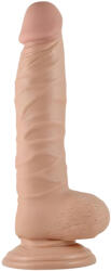 Lovetoy Real Extreme - dildo cu ventuză - 21 cm (naturel) (6970260901932) Dildo