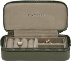 Stackers Cutie de voiaj pentru bijuterii Travel Medium Stackers măslinie (76155)