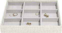 Stackers Casetă pentru bijuterii Stackers cu 9 compartimente classic bej deschis de in (76386)
