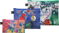 LOQI Set săculeți Museum Marc Chagall, din material reciclat, 3 buc (ZP.MC)