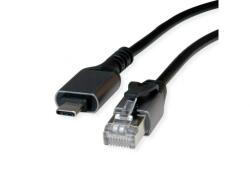 Valueline Cablu USB 3.2 Gen2 type C la Gigabit LAN RJ45 5m Negru, 12.99. 1169 (12.99.1169-10)