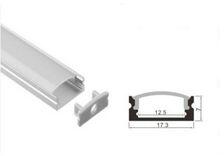 Clearled LED szalag profil készlet alu. 17, 3x7x1000mm +matt fedél +klipsz +végzárók Clearled - CLW67611M (CLW67611M)