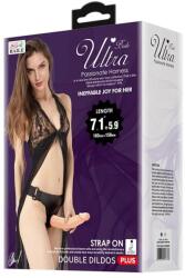 Debra Wearable Harness Strap on Double Ended Realistic Dildo felcsatolható eszköz