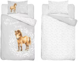  Pamut ágynemű huzat 90*120 cm - Szürke Poni