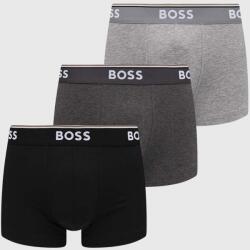 BOSS boxeralsó 3 db szürke, férfi - szürke M