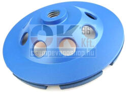 Diatech gyémánt marótárcsa kétsoros, D125 mm×M14 (ccw125ecom14) (ccw125ecom14)