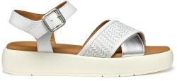Geox szandál D CAMALEI fehér, női, éksarkú, D550NF 0BCDS C1000 - fehér Női 39