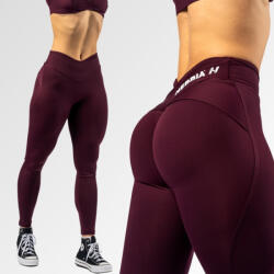 NEBBIA - Alakformáló leggings V-shaped derékkal STRONG BEAUTY 425 (dark red) (XS) - NEBBIA
