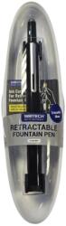  Stilou retractabil Writech corp negru + 5 patroane cu cerneală albastru