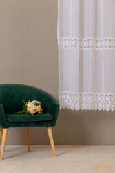  (2 méret) Volta hímzett sable függöny - Fehér - 280cm