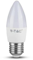 V-TAC LED izzó E27 C37 4.5W 200° 4500K gyertya - 2143431