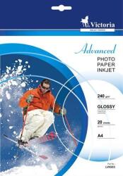 Victoria fényes fotópapír A/4 240g 2880dpi 20db/csomag