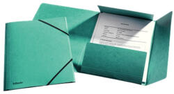 Esselte Gumis mappa A4, prespán karton, 15mm, Esselte Rainbow zöld (26596) - bestoffice