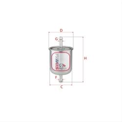 SOFIMA Filtru combustibil SOFIMA S 1529 B (S 1529 B) - fixbox