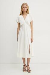 HUGO BOSS selyem ruha - bézs 34