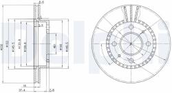 DELPHI Disc frana DELPHI BG3206 (BG3206)