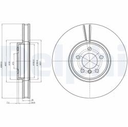 DELPHI Disc frana DELPHI BG9092C (BG9092C) - fixbox