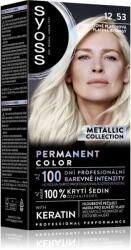 Syoss Color Metallic Collection Culoare permanenta pentru par culoare 12_53 Platinum Pearl 1 buc