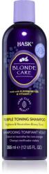 HASK Blonde Care Purple Shampoo sampon violet neutralizeaza tonurile de galben 355 ml