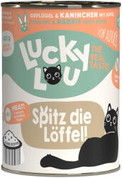 Lucky Lou 24x400g Lucky Lou Adult Szárnyas & nyúl nedves macskatáp