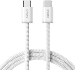 Baseus - Dynamic 4 sorozatú adatkábel (P10381400211-01) - Type-C, Gyors töltés, 100W, 480Mbps, Intelligens chip, 2m - Fehér