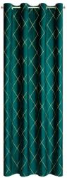 Eurofirany Margo Pierre Cardin bársony sötétítő függöny Türkiz/arany 140x250 cm (HS389719)