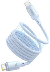 Baseus - PicoGo adatkábel (P10376800311-00) - Mágneses, Type-C to Type-C, 240W, Gyors töltés, 480Mbps, Szilikon, 1m - Kék