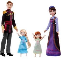 Mattel Disney Jégvarázs: Arendelle királyi család Anna és Elza gyerek babákkal (HND27) - jatekbirodalom