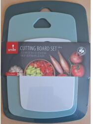 Smile SDB-6 - Vágódeszka készlet - 3 Részes, Műanyag, Zöld (FTsdb-6)