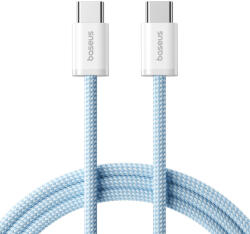Baseus - Dynamic 4 sorozatú adatkábel (P10381400311-00) - Type-C, Gyors töltés, 100W, 480Mbps, Intelligens chip, 1m - Kék