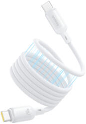 Baseus - PicoGo adatkábel (P10376800211-00) - Mágneses, Type-C to Type-C, 240W, Gyors töltés, 480Mbps, Szilikon, 1m - Fehér