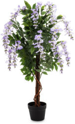 Art-Pol Wisteria Műanyag Zöld Díszfa, Lila 97x55x55cm (179194)