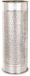 Art-Pol Esernyőtartó hengeres formájú ezüst színű alumínium állvány lenyomatokkal 55x20x20cm (168309)