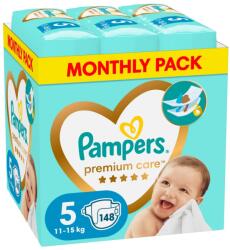 Pampers Scutece bebelusi Pampers Premium Care - Monthly Pack, marimea 5, 148 buc (1100017310)