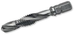 Volkel Capete Combinate Burghiu-tarod Bit, HSS Tin, M 6 X 1.0, Filet Normal, D, ISO din 13 (VL.67213)