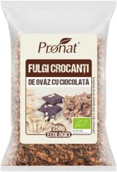 Pronat Foil Pack Fulgi Crocanti Bio de Ovaz cu Ciocolata 250g - trada