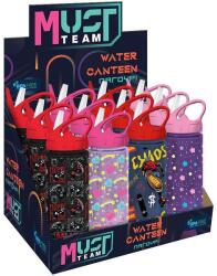 Luna Luna: Must Team mintás műanyag kulacs szívószállal többféle változatban 500ml 1db (000586436) - innotechshop