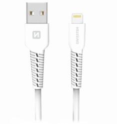 SWISSTEN 71505541 USB-A apa - Lightning apa Adat- és töltőkábel 1m - Fehér (71505541) (71505541)