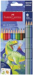 Faber-Castell Faber-Castell: Dinoszauruszos színes ceruza készlet 10+3db-os csomag (111213F) - innotechshop