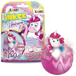 Flair Craze Inkee: Unikornis vegán fürdőgolyó csomag meglepetés figurával (INK-35832EN)