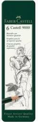 Faber-Castell Faber-Castell: Castell 9000 Grafitceruza 6db-os szett fém dobozban (119063) - innotechshop