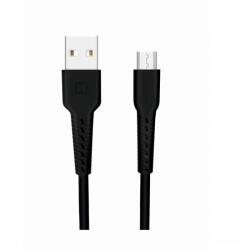 SWISSTEN 71505520 USB Type-A apa - USB Type-C apa Adat és töltő kábel - Fekete (1m) (SW-BA-MIC-3A-1M-BK) (SW-BA-MIC-3A-1M-BK)