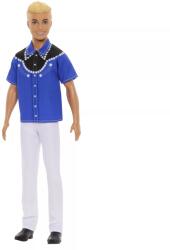 Mattel HRH25 Barbie Fashionista barátok - Szőke fiú baba - Western ruhában (HRH25) (HRH25)