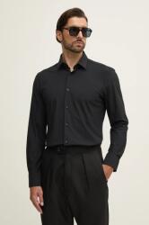 HUGO BOSS ing férfi, galléros, fekete, regular, 50503554 - fekete 42