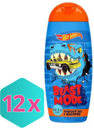  Hot Wheels - Beast Mode tusfürdő és sampon 250 ml KARTON - 12 db (K5904413312062)
