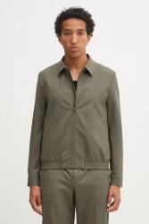 HUGO gyapjú dzseki zöld, átmeneti, 50544903 - zöld 50