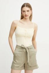 Guess pamut top REINA - bézs S