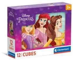 CLEMENTONI Cuburi cu imagini - Disney Princess, 12 cuburi (OLP104941197)