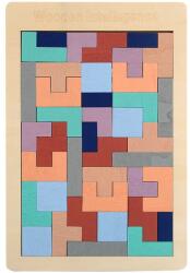 Cyrax Puzzle Montessori, 26.5 x 17.7 cm Multicolor Pastelat (125887)