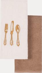 Luisa Moretti HOME konyharuhák, 2 db Krém szín-bézs / Cream-Beige Szett (2 db, 40x60 cm-es)